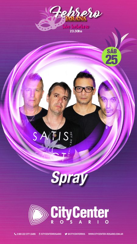 CityCenterRos's tweet photo. 🎸 Esta noche @SprayLaBanda se presenta en #Jarana! 🎸 Show sin reserva 🎸 Te esperamos! https://t.co/Ez1y7wRH7K