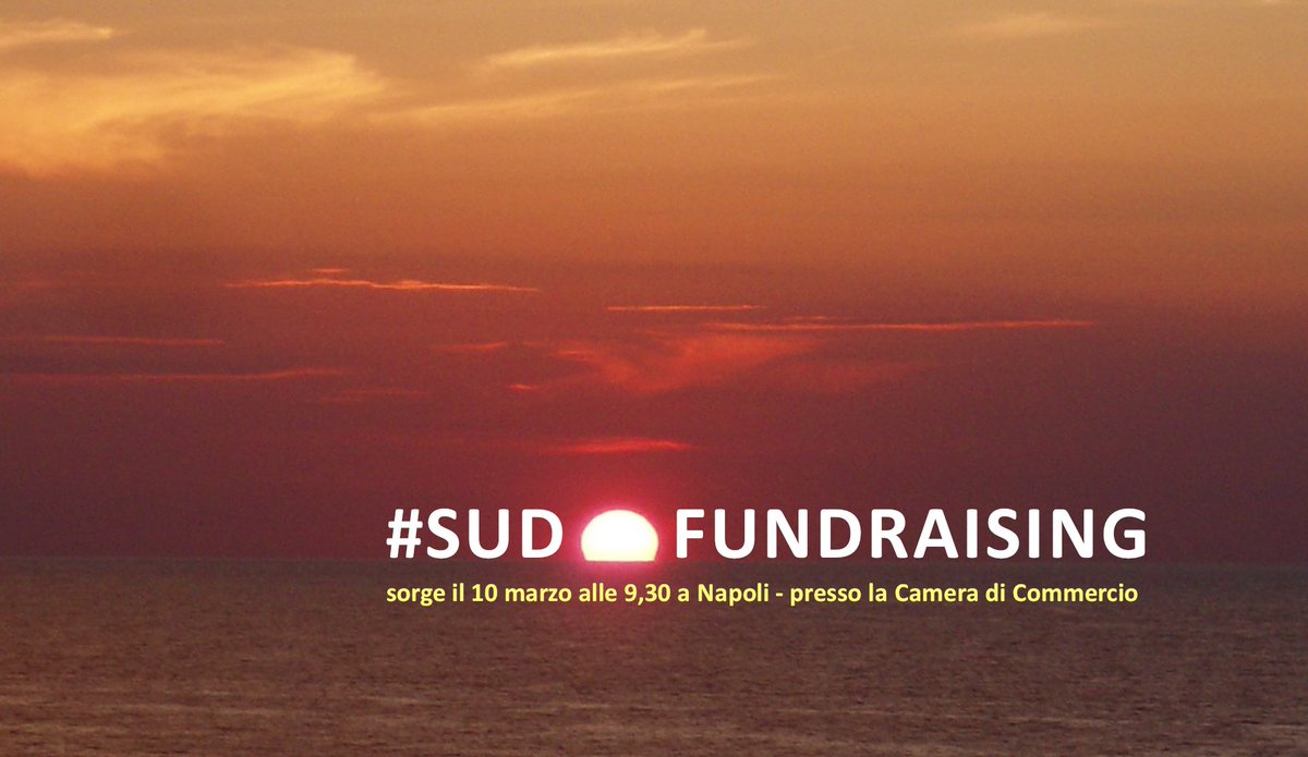 Nasce la Scuola di fundraising del Sud. Open day di presentazione il 10 marzo a Napoli. Iscriviti qui: scuolafundraising.it/formazione-fun…