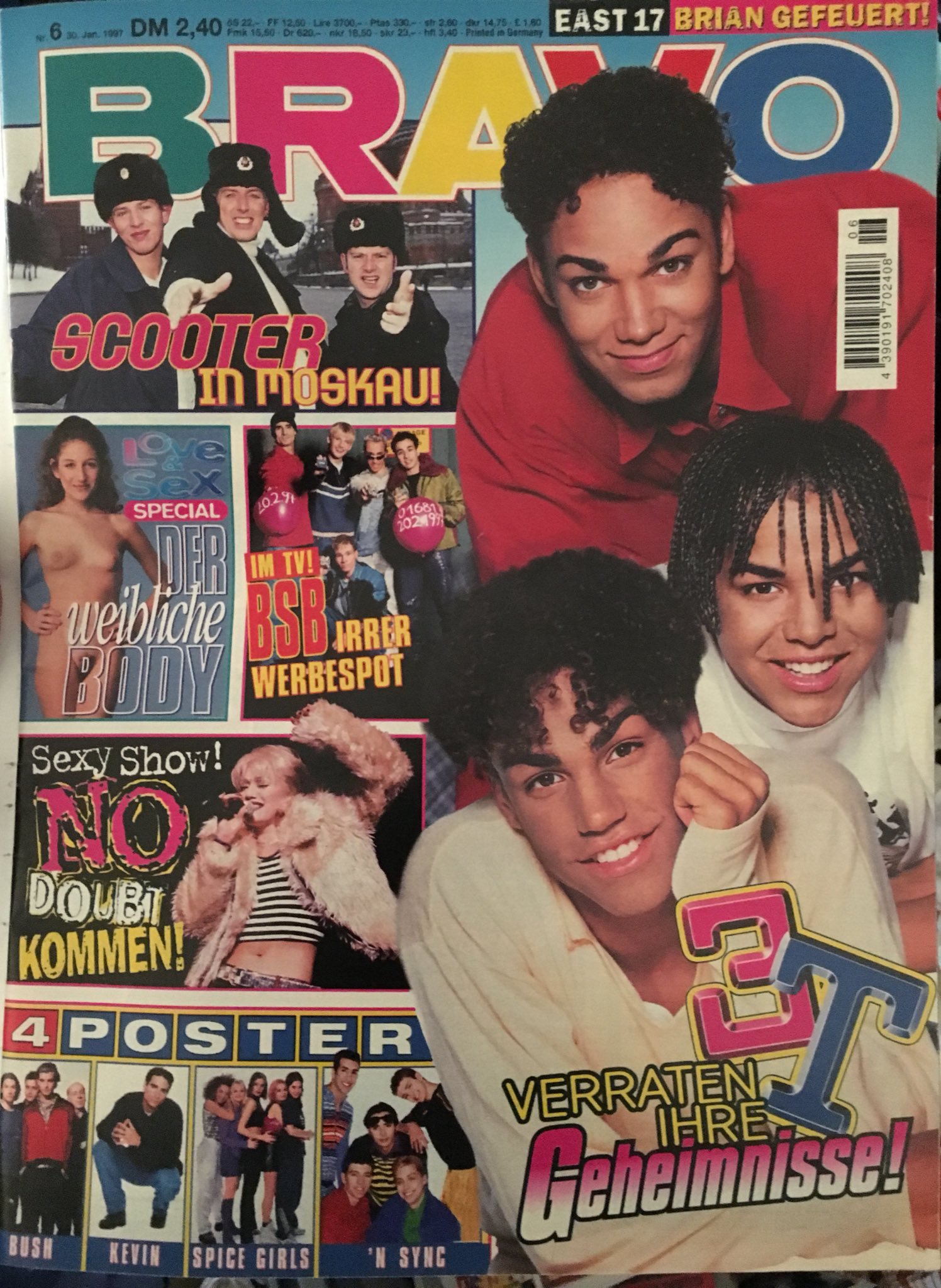 3T on X: January 30th 1997 issue of Bravo magazine.  t.coFqXwimajjc  X