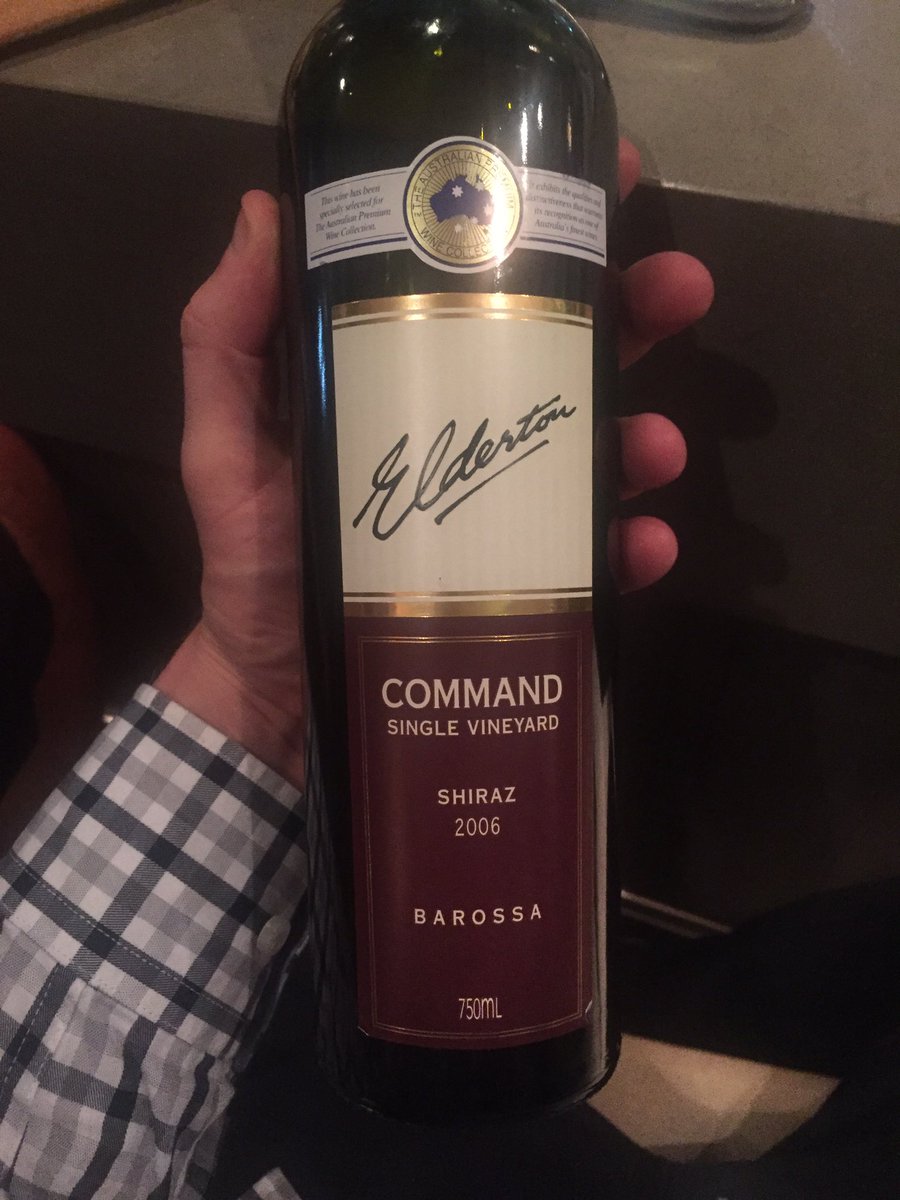 maxfoxa's tweet photo. Enjoyed this Shiraz a few nights ago it was sublime https://t.co/RklNUitbaD