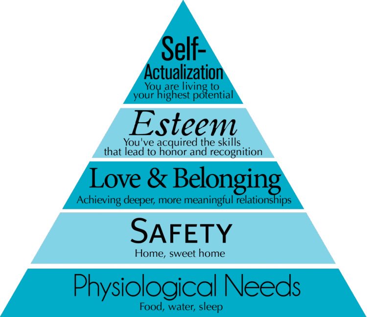 MeyersAimee's tweet image. Children can&apos;t learn if their physiological needs aren&apos;t met. Free/reduced lunch is essential. #feedthekids #maslowshierarchyofneeds