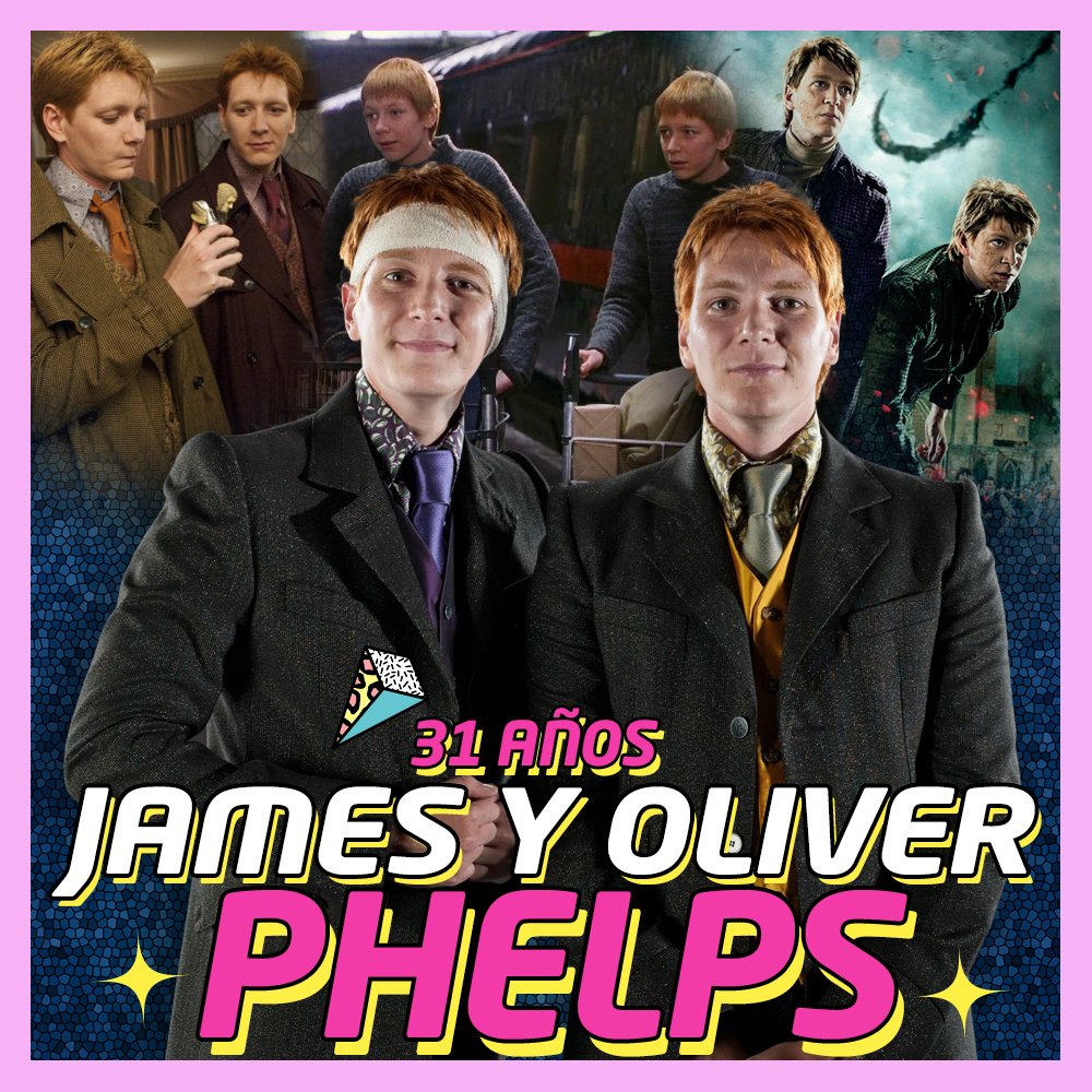 HAPPY 31th BIRTHDAY!
James & Oliver Phelps                                             