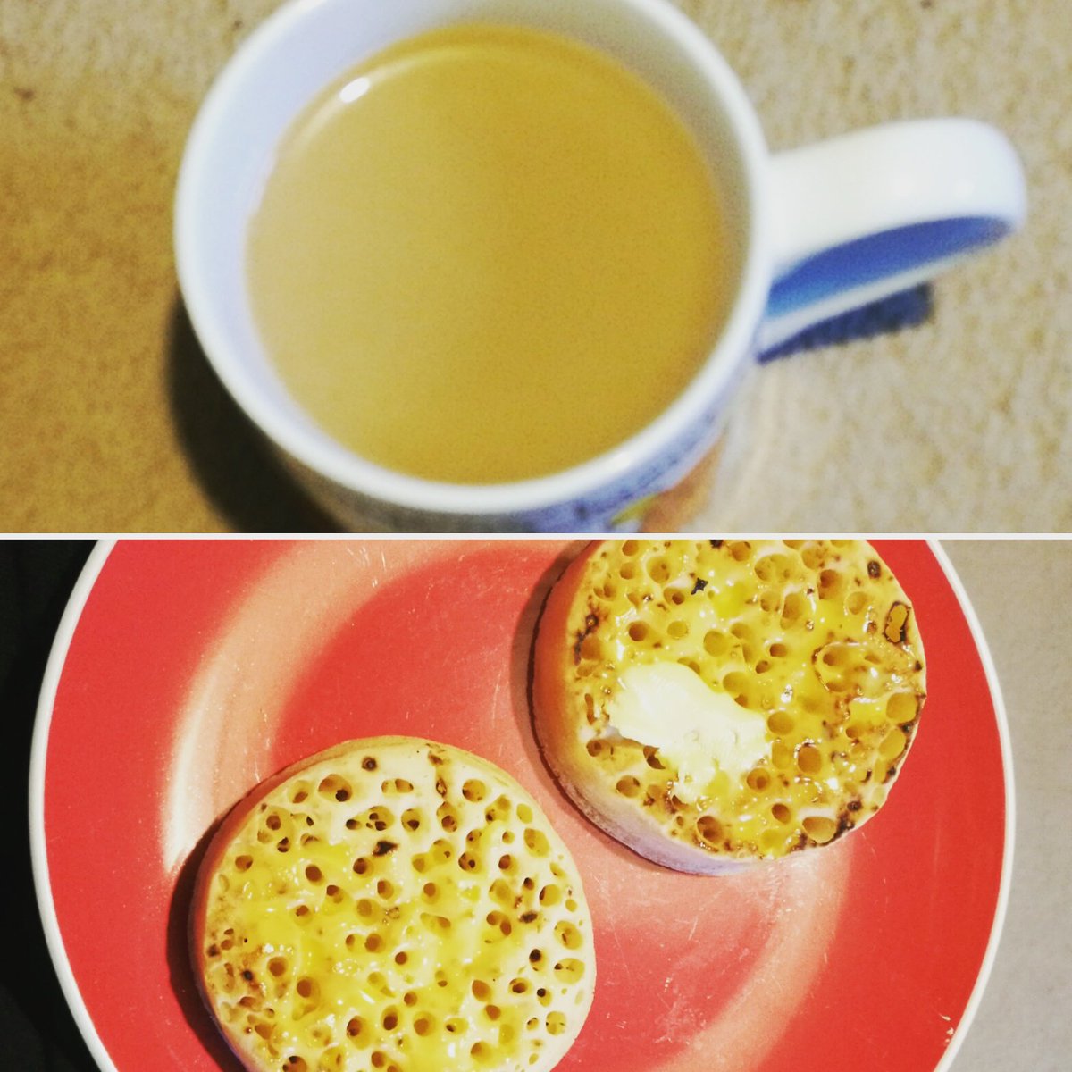afternoon_tees's tweet photo. Today's breakfast of coffee and crumpets, the breakfast of champions! #afternoontees #adrinkaday https://t.co/GeaEEfcGGS