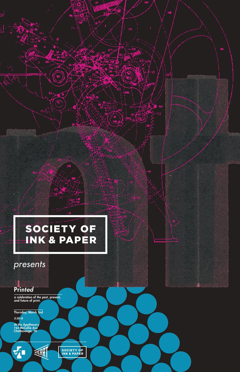 This Thursday! from 5:30-8 at <a href="/Apothecary_glry/">Apothecary Gallery</a>. Work from local artists, zine making station, snacks, and more. Don't miss out!