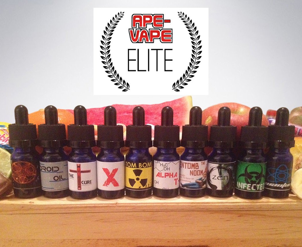 Sample Our Full Selection Of Mouthwatering Bespoke Elite Flavours, 10 x 10ml £21.95! ape-vape.co.uk/collections/10…