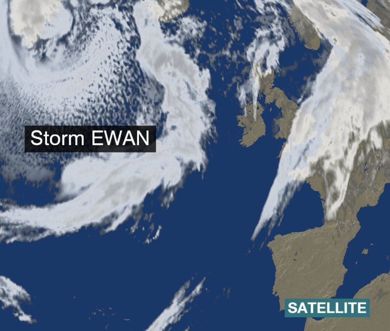 barrabest's tweet image. #StormEwan is moving in from the Atlantic. Warnings have been issued for Sunday