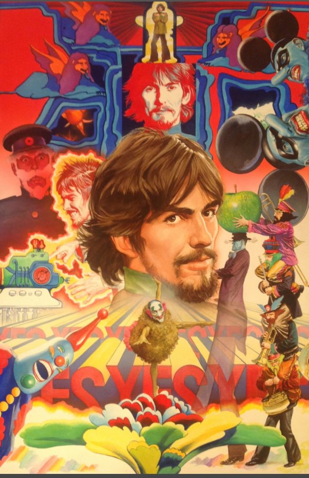 Happy Birthday to George Harrison. Art by Alex Ross 