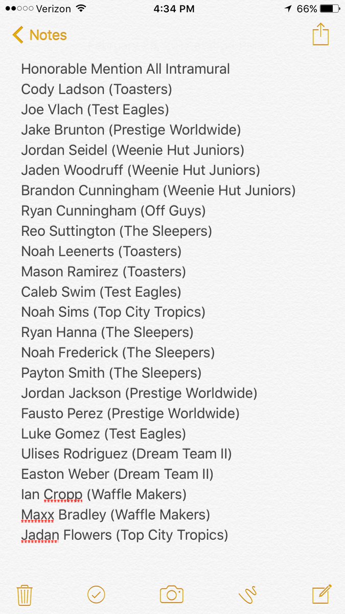 WRHSIBball's tweet photo. Honorable Mention All Intramural https://t.co/mHgKbLTOOE