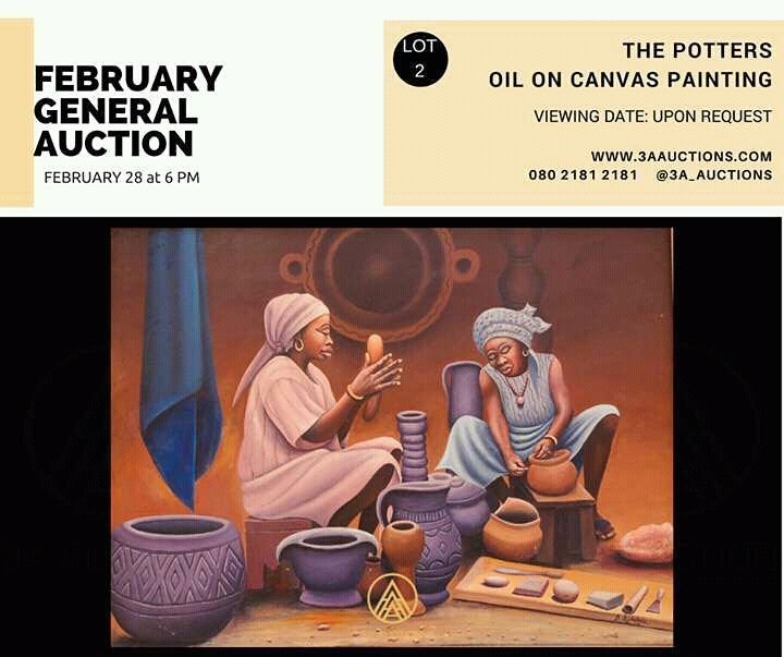 DemolaExpoze's tweet photo. For people that love paintings: @3a_auctions sales on Feb 28 for 100% oil on canvas pieces#3AAuctions https://t.co/ZQUdmUcccp