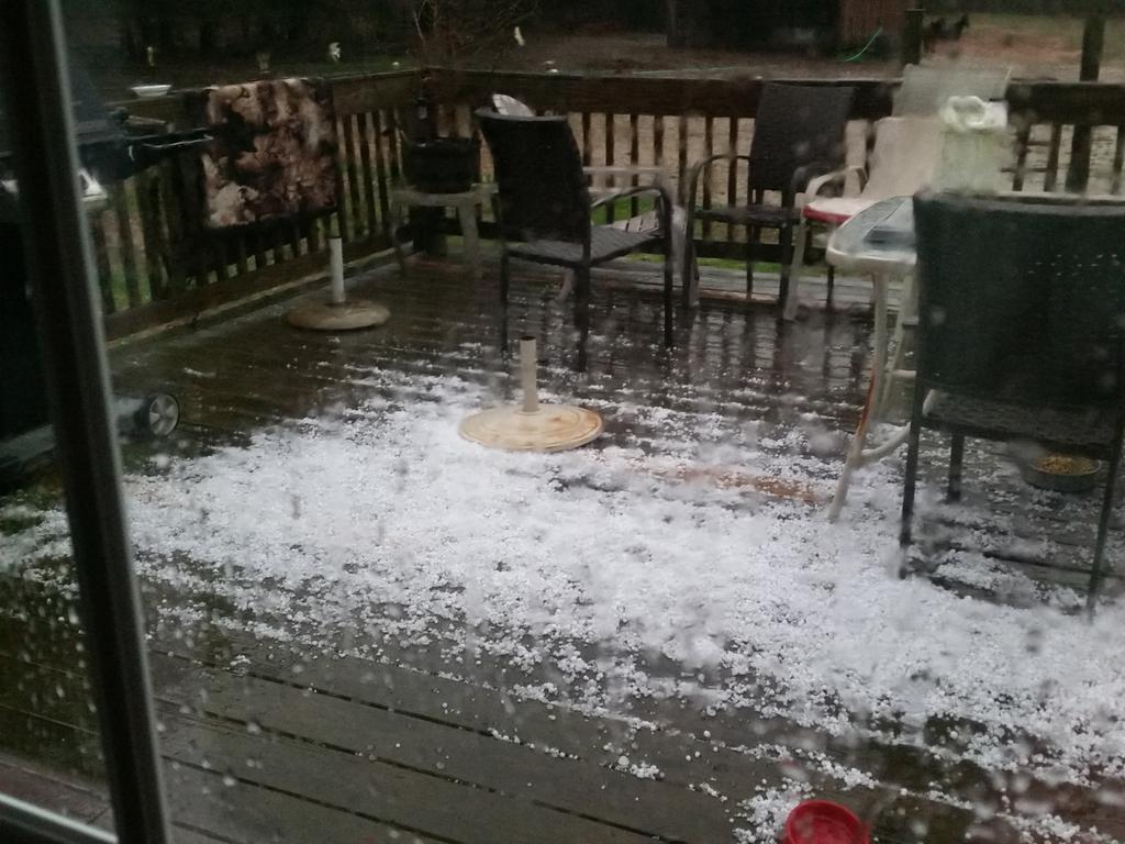 CVavala's tweet photo. What a storm just rolled through! Glenns VA https://t.co/MaTAYZSksS