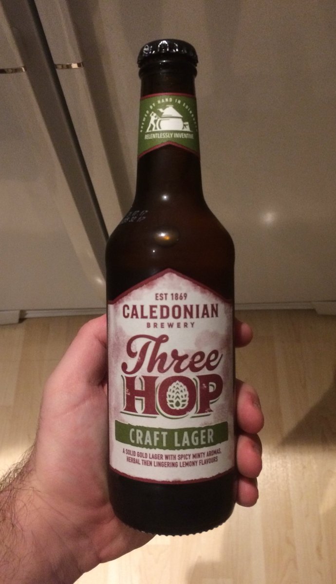 daleillustrator's tweet photo. Tonight I am trying @caledonianbeer Three Hop craft lager #CraftBeer #caledonianbeer https://t.co/SYy8gKUizu