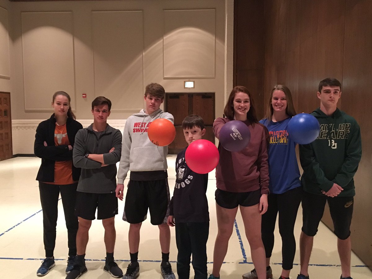 AgnewWMS's tweet photo. FABulous Cousins win the Dodgeball Tournament at University Christian Church, Fort Worth, Tx @jamiedagnew10 @shelbyytullos https://t.co/vHEjShd8rk