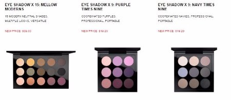 Hurry! These gorgeous palettes and prices won't be around forever. Shop <a href="/MACcosmetics/">M•A•C Cosmetics</a> in store and get 40% off select eye shadow palettes.