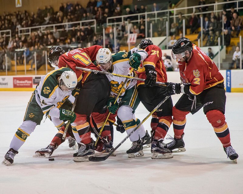GBHKY's tweet photo. Game 2 is set for 6pm at Clare Drake Arena tonight! Come on down and #PackTheDrake https://t.co/ugK6U66jJD