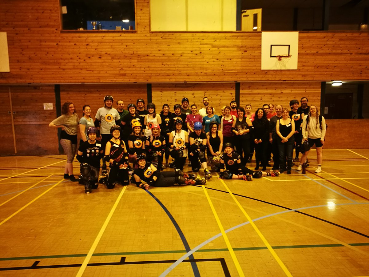 srtrollerderby's tweet photo. Thanks to everyone who came to our taster session today, we loved having you and can't wait to see you back on track for #freshmeat! https://t.co/NyOturzqOv