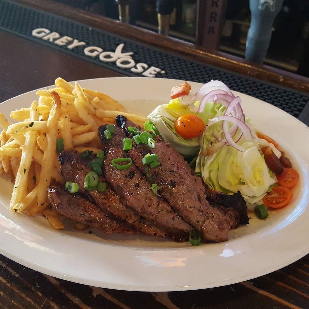 A nice plate of Balsamic Marinated Flank Steak, Baby Ice burg Wedge with house made Blue C… ift.tt/2lRnHgG