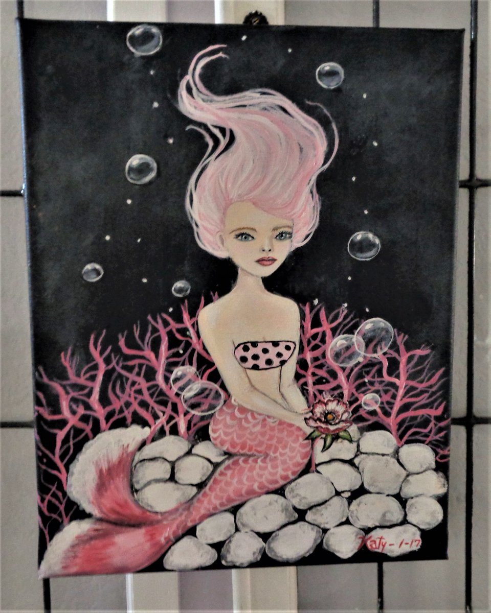 AunaKaty's tweet photo. #Pinkalicious Mermaid #acrylic painting #midoris my muse
https://t.co/Csy12pRpOH https://t.co/kZtLYXRtHN