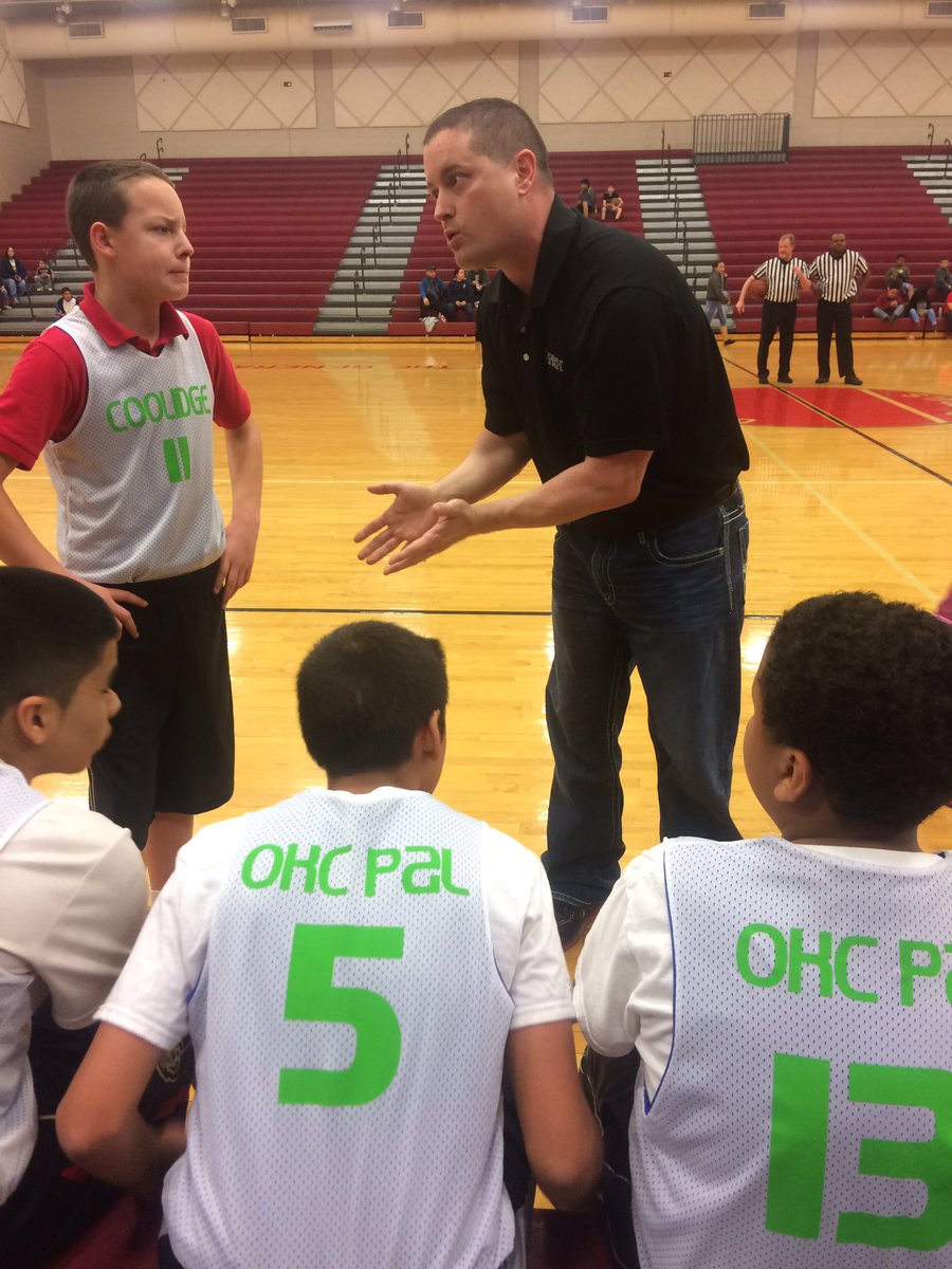 CarsonCramer1's tweet photo. Got it, Coach! Coolidge Boys basketball takes on Adams Elementary today. #coolidgeelementary @okcps @OKCPAL Go Crocs! https://t.co/XCiTv1wAuz
