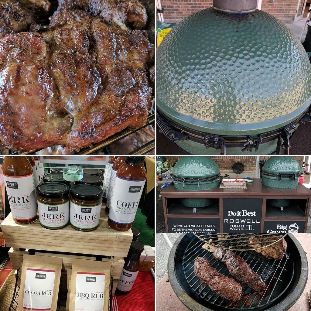 natureskitchn's tweet photo. Demo @roswellhardware today. #biggreenegg #bostonbutt #natureskitchn #bbqrub #cocoarub #je… https://t.co/FQMuLg1Yx9 https://t.co/6TNm11ppNB