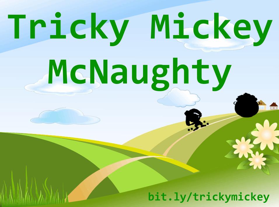 Ms_A_Yeh's tweet photo. It's almost March - try this St. Patrick's Day digital #BreakoutEDU to recover Mickey's gold!
https://t.co/MKmvTjI524
 #xplap #games4ed https://t.co/Lml71D75Yz
