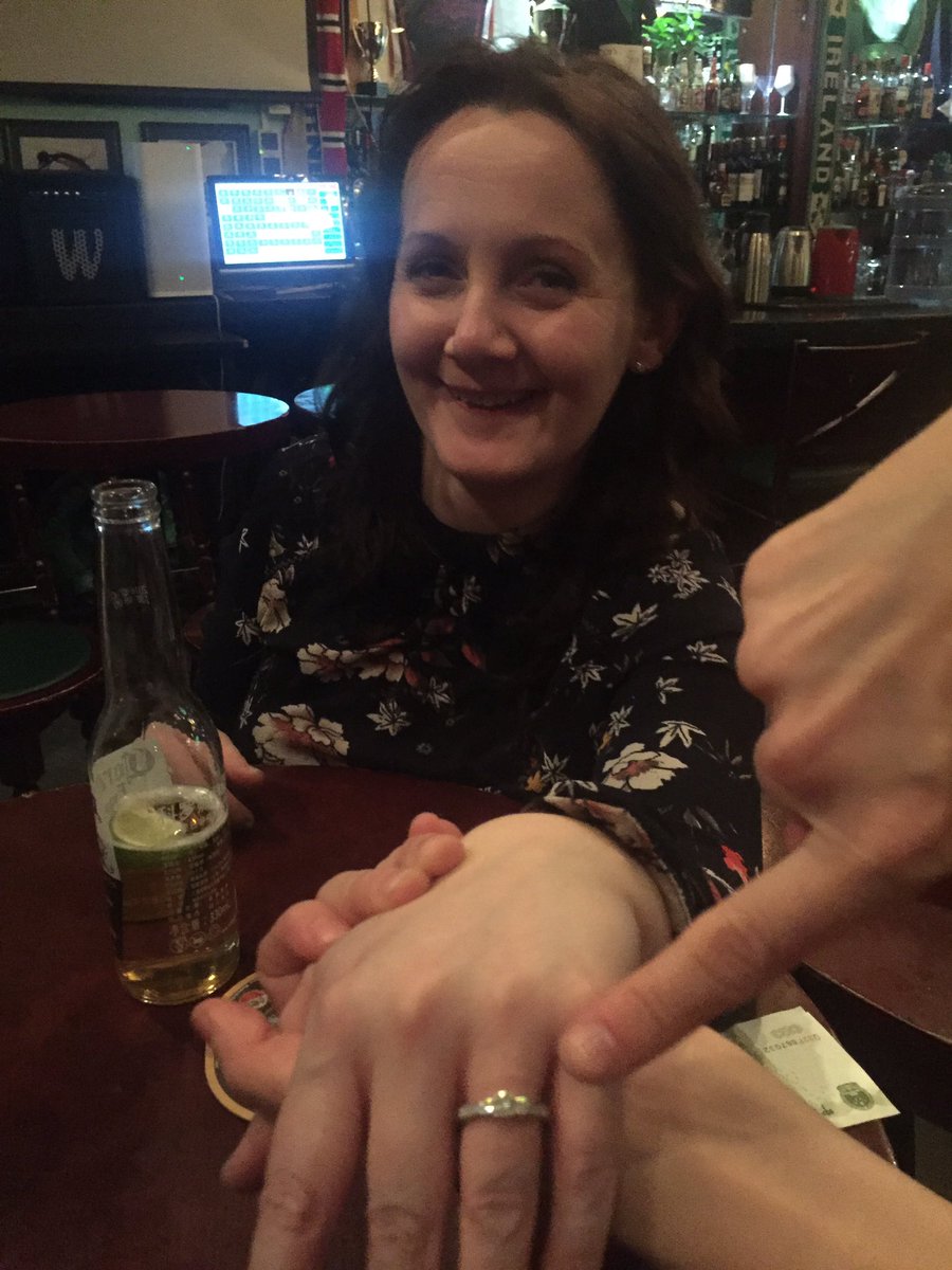 Congratulations to Ailish, our dearest newest fiancee. Lucky man.