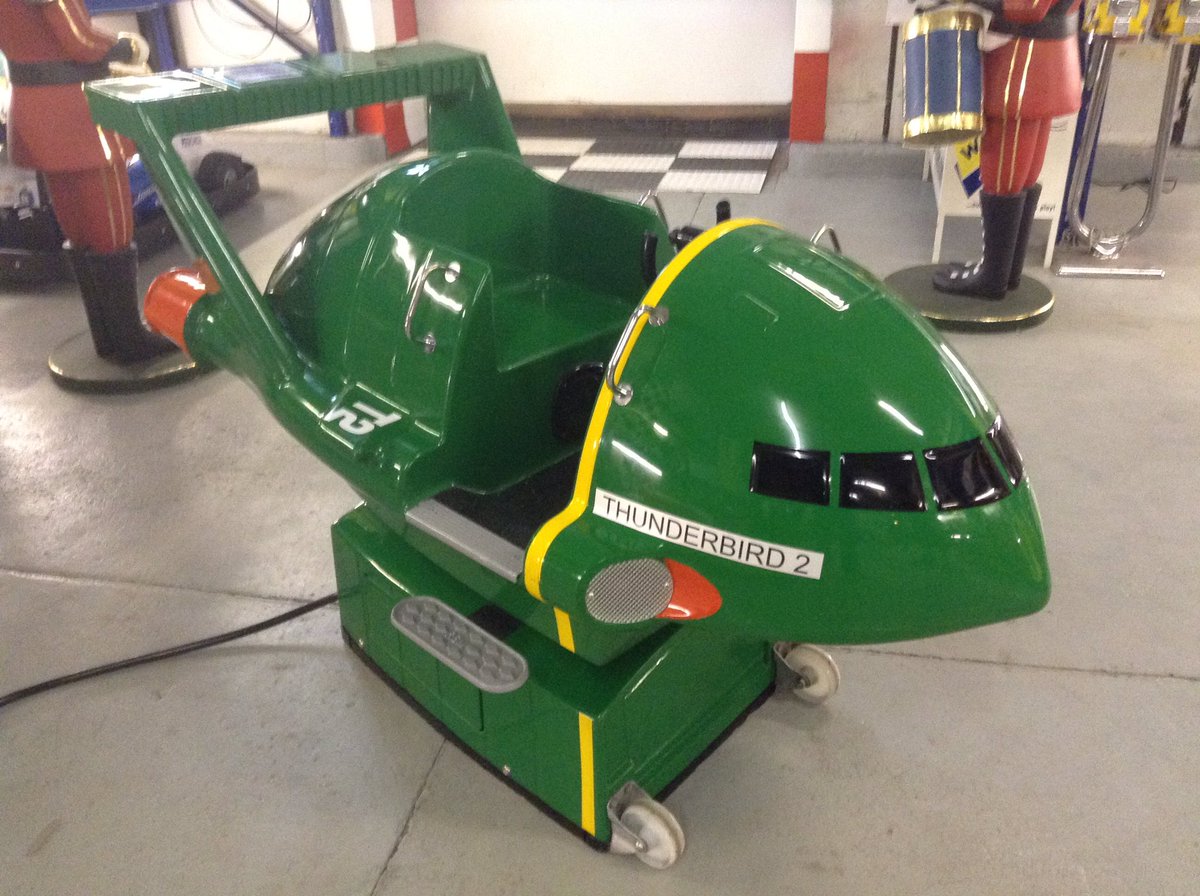 worldofridesuk's tweet photo. Thunderbirds are go!! Thunderbird 2 on its way to Northern Ireland!#worldofridesuk #coinoperatedride https://t.co/kyAhB6Erw6