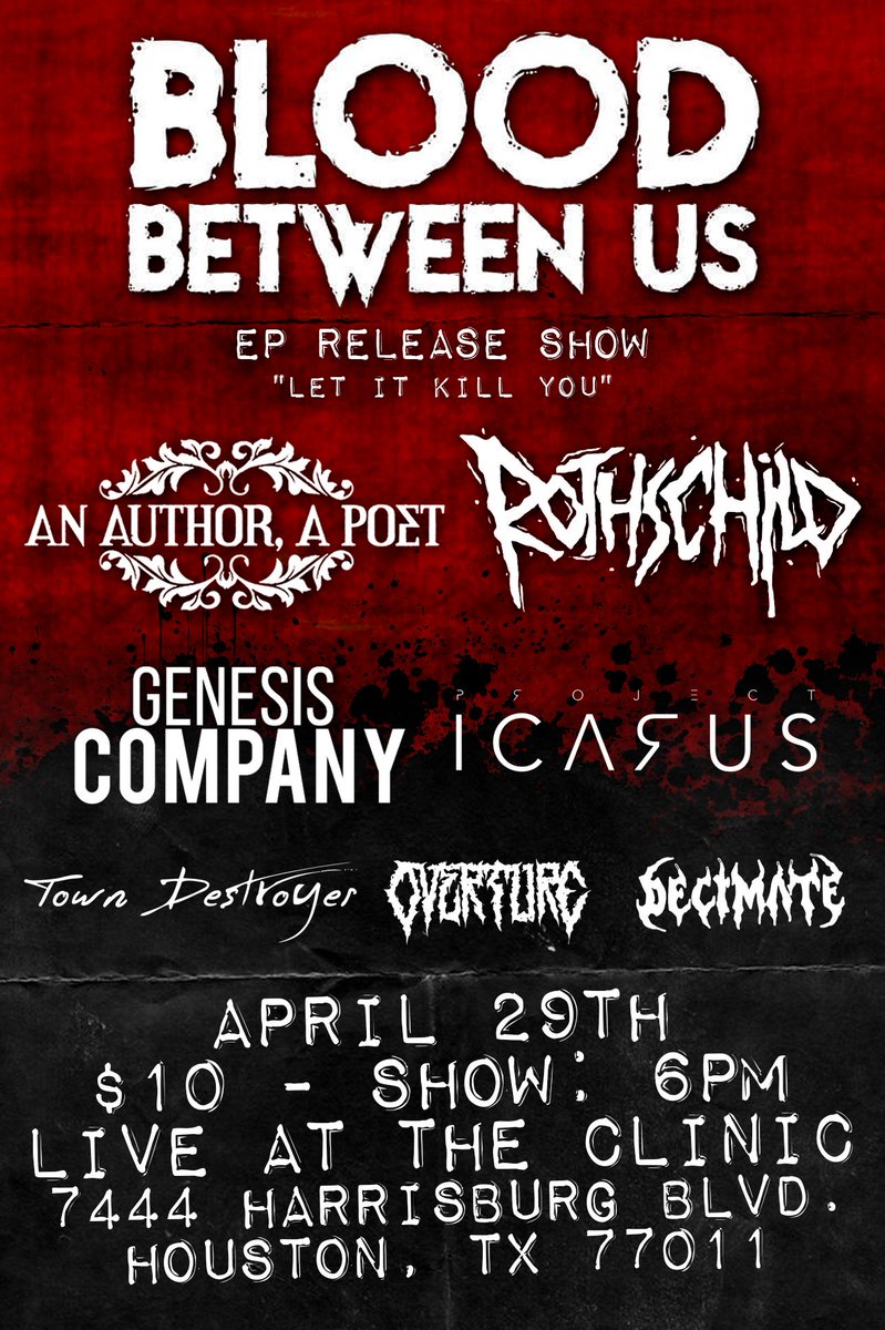 TheClinicHtx's tweet photo. ICYMI: This banger of a show got announced. https://t.co/Jz9BPegch1