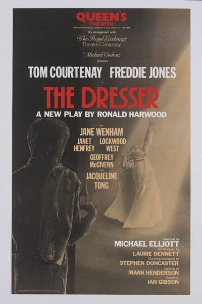 Happy birthday to Tom Courtenay; poster for 1980 production of THE DRESSER. Via 