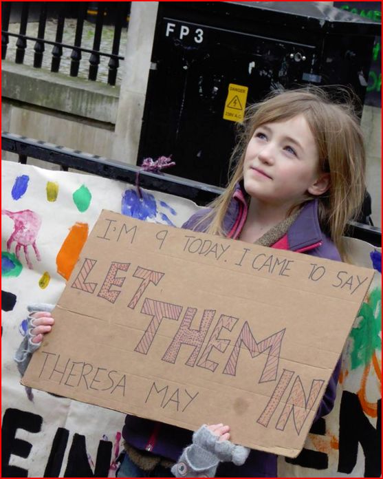 Help4RChildren's tweet photo. Children Speaking for Children - Let's keep the pressure up! #dubsnow #RefugeesWelcome @AlfDubs @stellacreasy https://t.co/Je7bbSZGGH