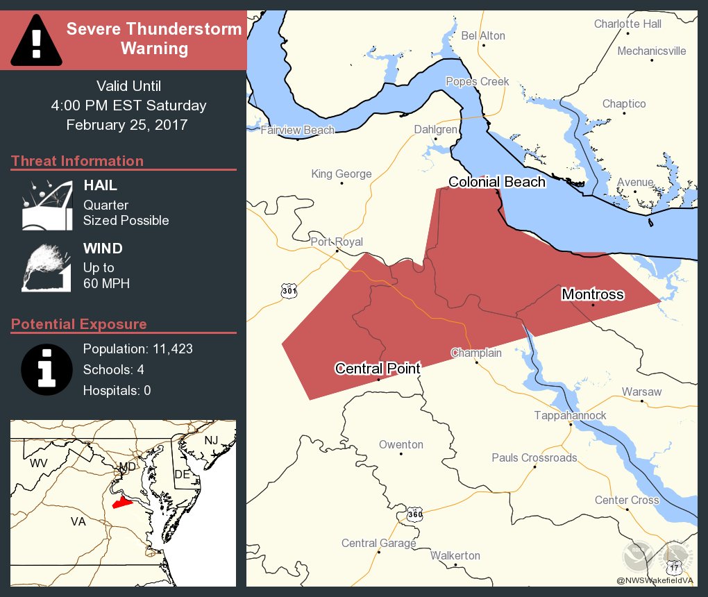 NWS Wakefield (NWSWakefieldVA) Twitter