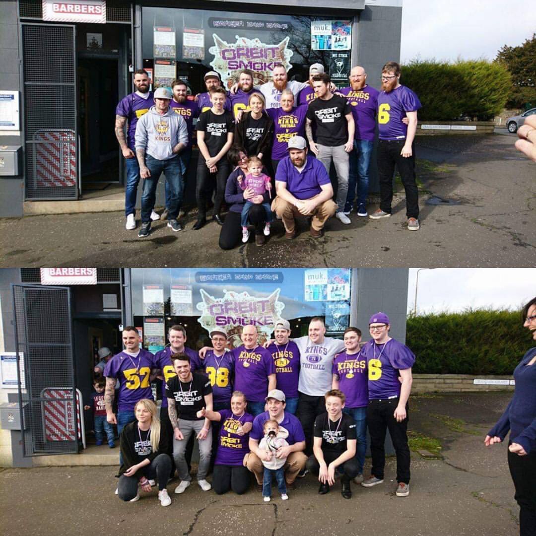 CarnegieAFC's tweet photo. @CarnegieAFC continue to show their support for Ellie Paterson and Kings HC Alex by hosting a Shave-a-thon today. Over £10,000 raised so far https://t.co/EFkHr3ihld
