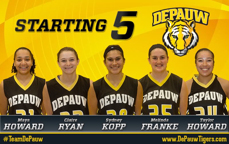DePauwAthletics's tweet photo. Still time to get out for the 4 p.m. tip of the #ncacwbkb17 championship between No. 1 seed @DePauw_WBB and No. 6 seed Denison! #TeamDePauw https://t.co/bw9Gv60YEP