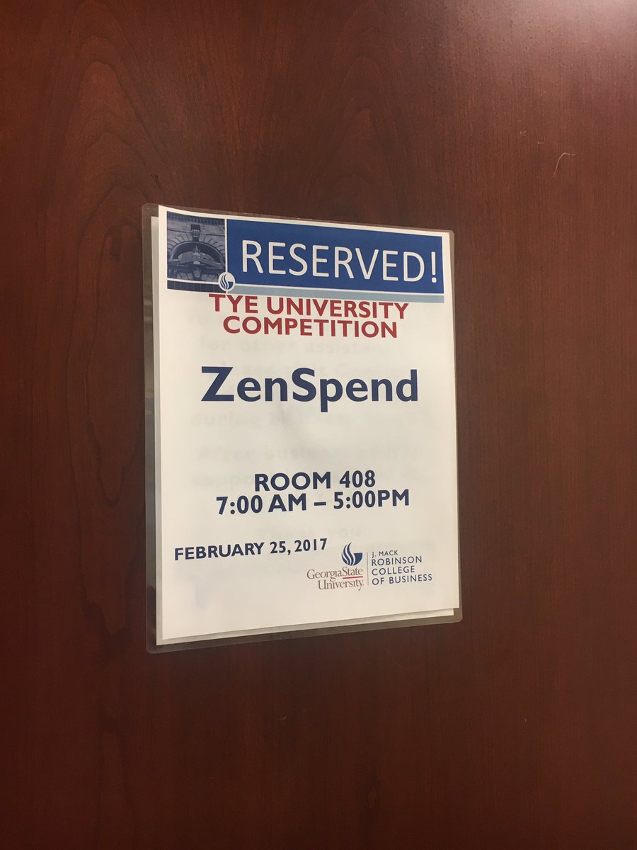 AnnOfZenSpend's tweet photo. #ZenSpend #Startups #Atlanta #TYEU https://t.co/x5sVqa0b1H