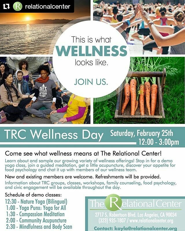 Come join us today #wellness #healthyliving #spreadempathy Free classes  #yoga #meditation #mindfulness #acupuncture
#losangeles #community
