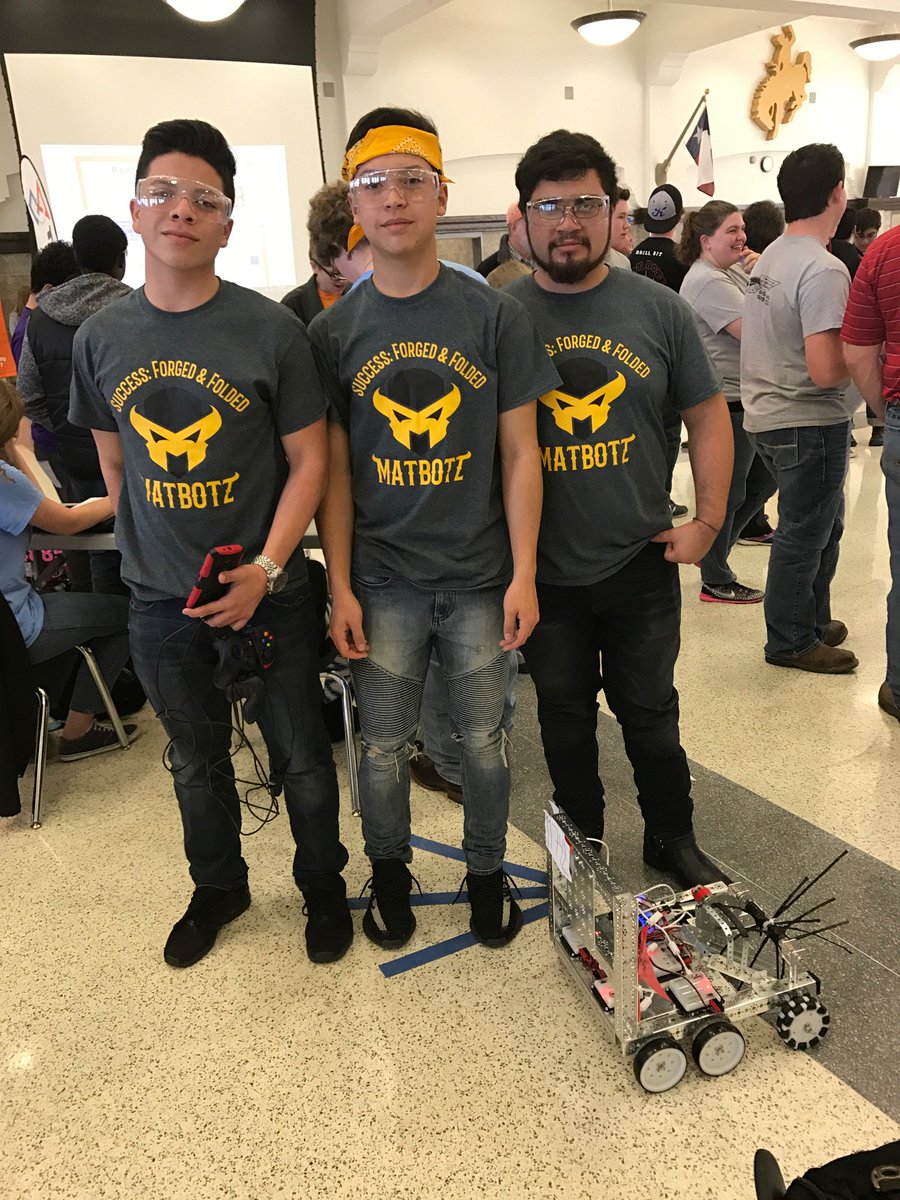 Parkland_TSTEM's tweet photo. Good luck, Matbotz! https://t.co/tgKV8Alkkx
