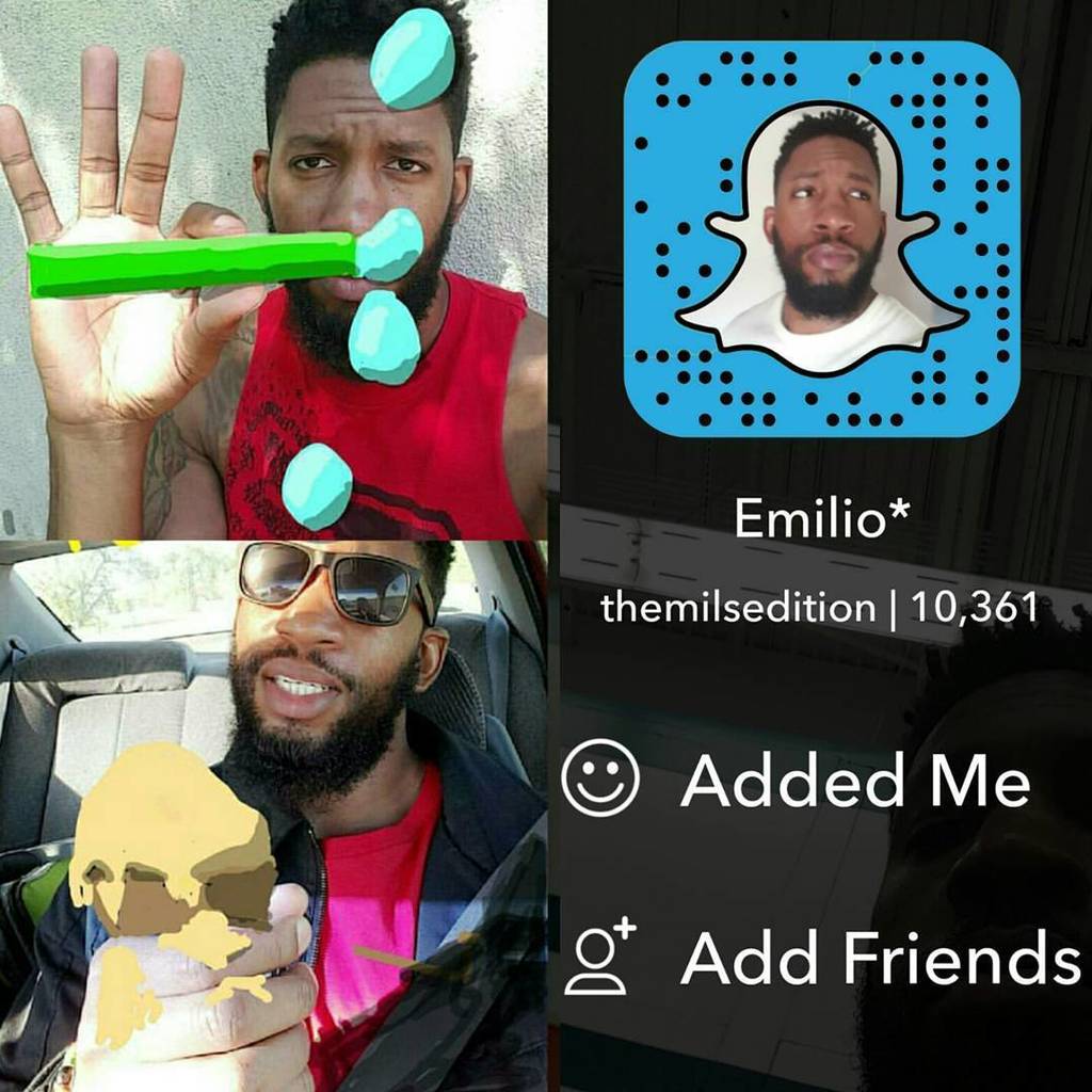 EMilioMils's tweet photo. Are you on #Snapchat? Add me. #Beard #Creativity #Food #Funny #Inspiration #SnapArt #WhatY… https://t.co/TbYuXo5Ndm https://t.co/cDYtcDRowE