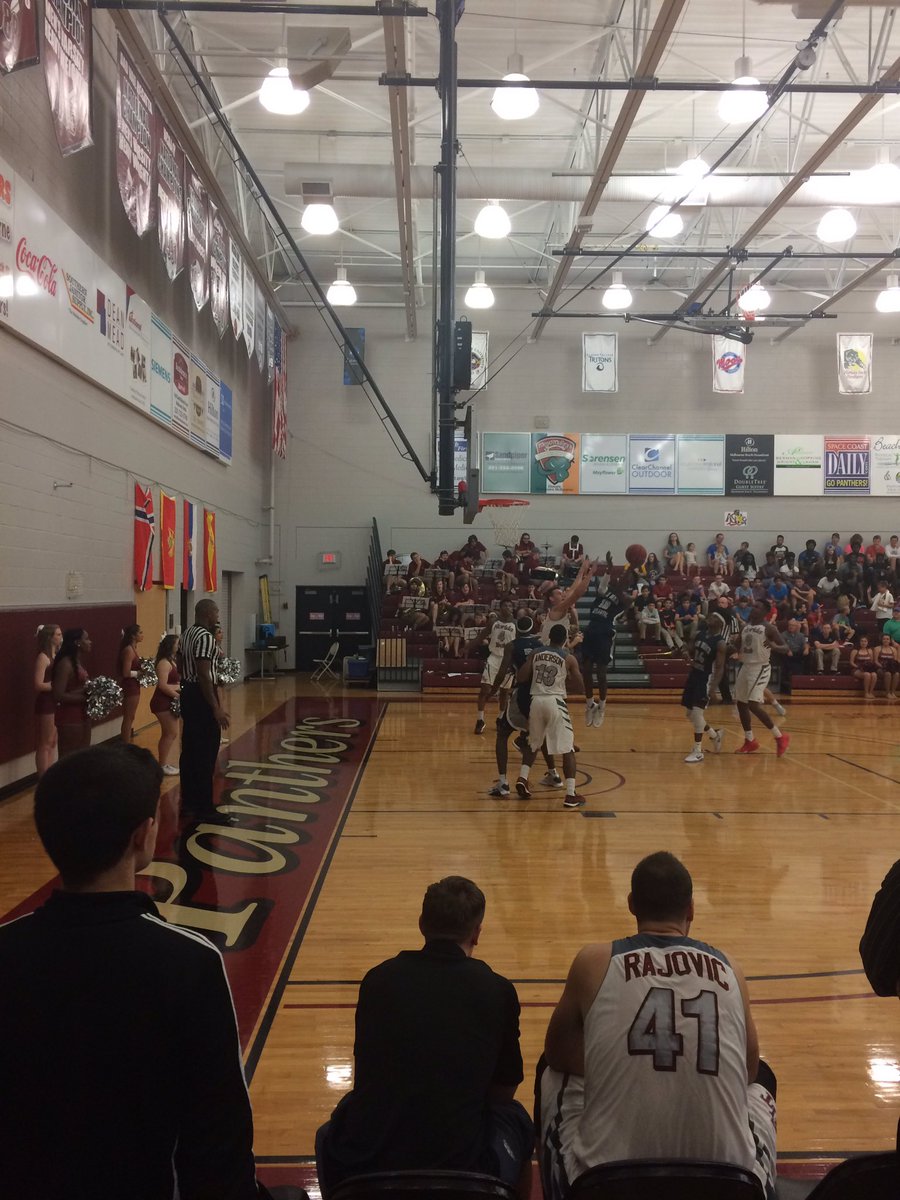 FTPepBand's tweet photo. We're tied over ten minutes in, and FIT is here to cheer them on in the last game of the season. Let's go Panthers!! https://t.co/KeAxdVOfbV