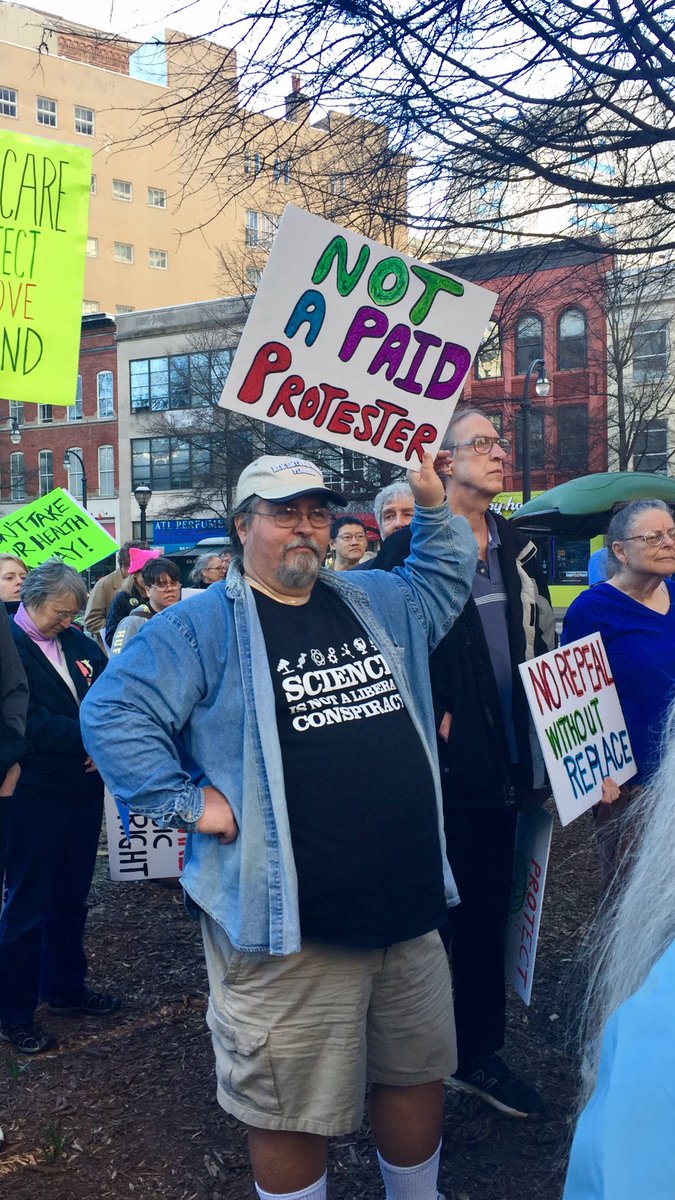 CallToActionGA's tweet photo. Marching for Healthcare! #SavetheACA #atlmarch https://t.co/8n0YjFcH4O