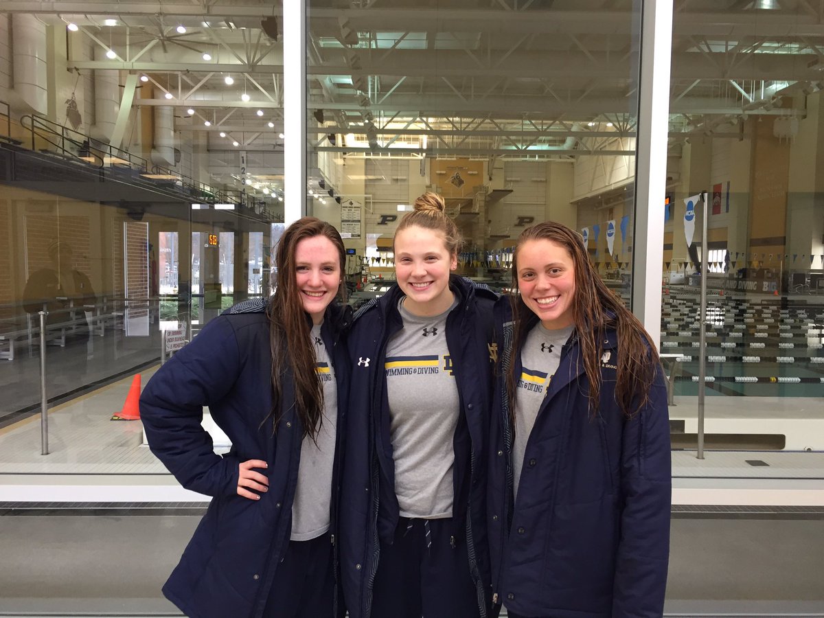 CoachJoeSpahn's tweet photo. These awesome ladies had lifetime bests, ND records, and punched tickets to NCAAs! Way to go Irish! @CMulqs03 @nikksmithh @mksmith628 ☘☘☘ https://t.co/yNp2GjTpuW