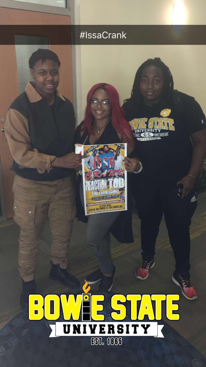 MoneyMirCEO's tweet photo. Catch my man @JEFF2FUNNY on the 1s and 2s along with GoGo Frank at #IssaCrank #BowieState https://t.co/0UtxkBDQb8