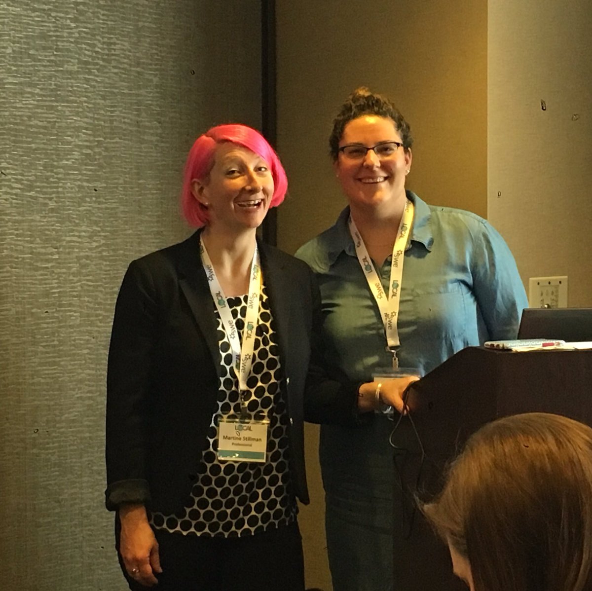 hpheil82's tweet photo. Kathy and Martine ready to present at #WELocal @synapse https://t.co/YoMCP9FP8b