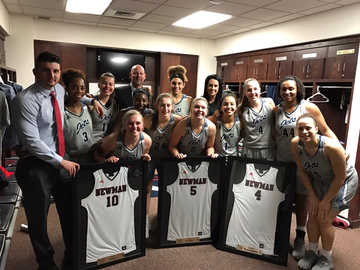 NewmanJetsWBB's tweet photo. Senior Day win over TAMIU 72-46. On to conference tournaments Tulsa Union Arena & 19-9 so far this season. Go Jets 🙏🏽🏀⛹🏻♀️ https://t.co/LS78I4MvmO