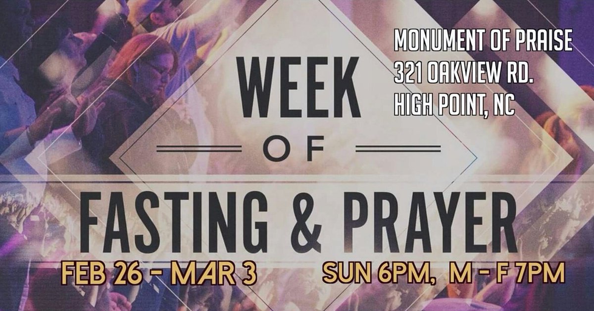 NewJCOfficial's tweet photo. Our Fast starts 2nite at midnight from Sun. - Fri. | 7am &amp; 11am service will b at #NewJC #CorporateFast services will b at #MOPraise https://t.co/61vj0WpKLE