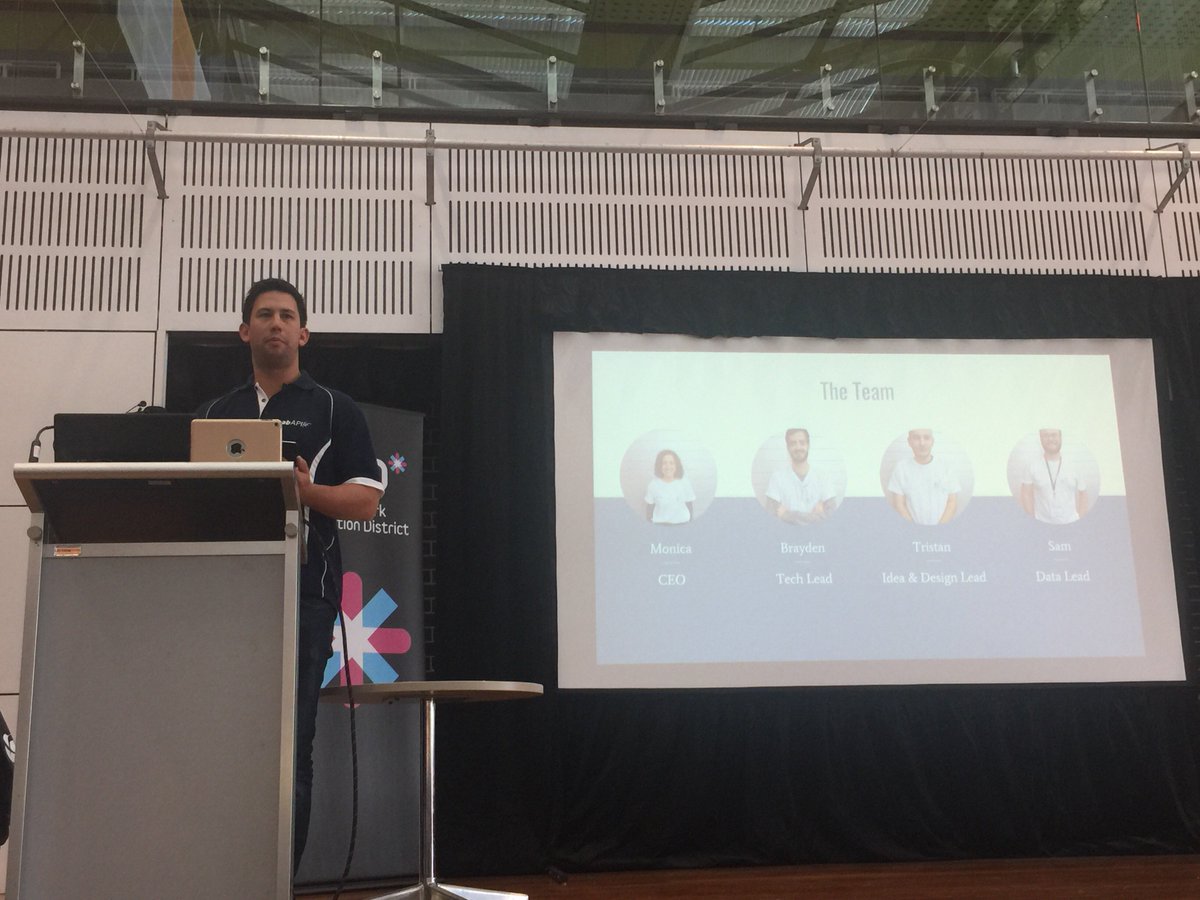 onewhite's tweet photo. Ross presenting awards for spot prizes #Axway #Hackathon #nabAPI #MPID @nab @Macquarie_Uni https://t.co/VLjNhpN4bI