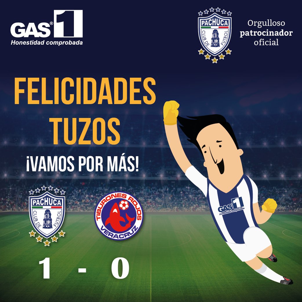 Gas1Oficial's tweet photo. Felicidades @Tuzos 
¡Vamos por más! https://t.co/EzyqS6e0Da