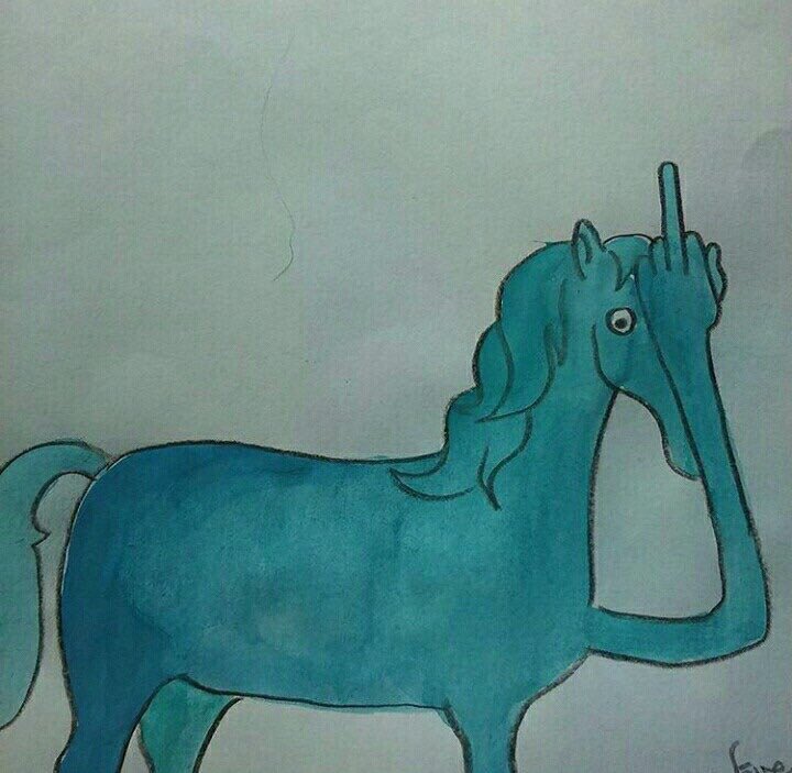 apocalipkid's tweet photo. Maestra: Dibujen un unicornio.
Yo: Los unicornios no existen. 
Maestra: Por qué siempre eres tan difícil.?!
Yo: https://t.co/KfpF6Lm4Yy