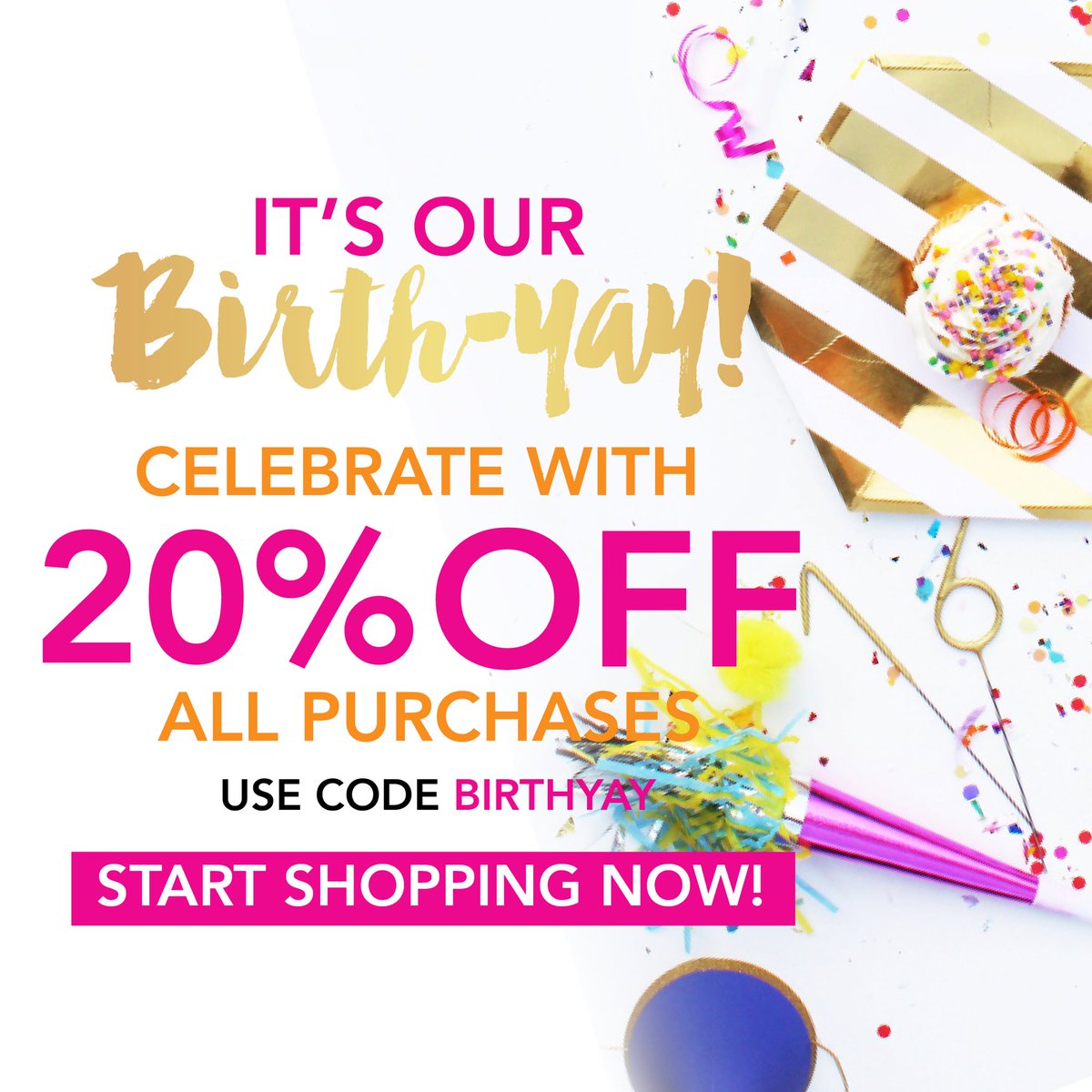 Cake cake cake cake... it's not even our birthday, but it's <a href="/Swoozies/">Swoozies</a>'s. Use code BIRTHYAY for a sweet treat of 20% off all purchases today