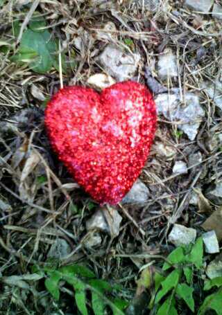 ToryBerg7's tweet photo. A heart I found on the ground a while ago. #LOVE https://t.co/Rv80JrbIzS