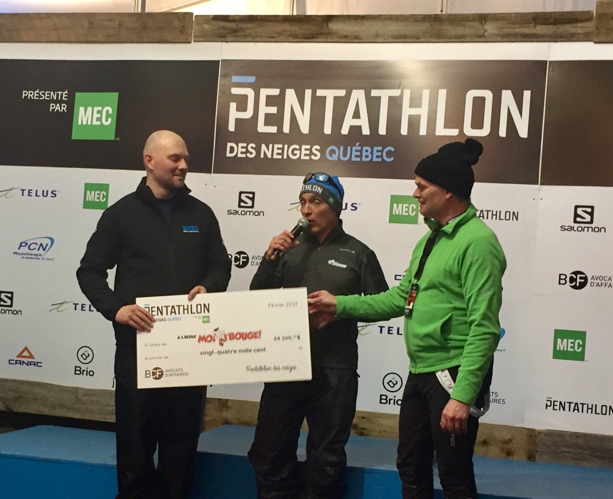 YQB est fier de participer au Défi corporatif BCF Avocats d'affaires et ainsi aider « À l’école moi j’bouge » faire bouger les jeunes!