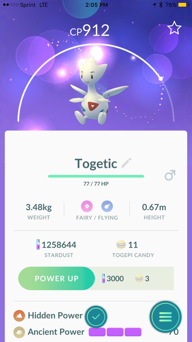 My second TOGETIC ❤️️ with a regular ball I run out of great&amp;ultra 😵. Glad he stay <a href="/mellokittv/">mellokittv</a> <a href="/Zenaido/">Zenaido</a> <a href="/pokemon_brux/">Gary Bxl (Wartagnac) TL40</a> <a href="/fliippo/">fliippo</a> <a href="/Midesdemar/">Midesades</a>